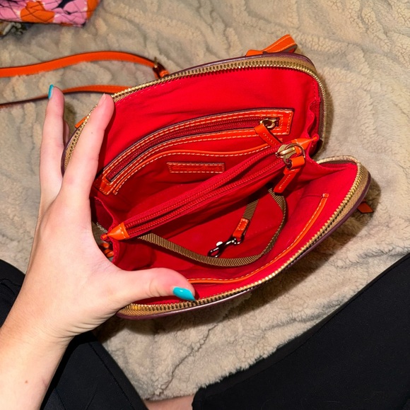 Dooney and Bourke orange Trixie crossbody bag - Picture 3 of 5